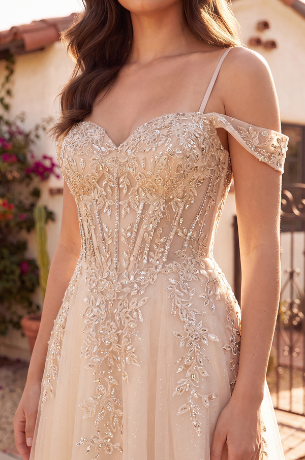 Long Prom Formal Corset Gown Wholesale