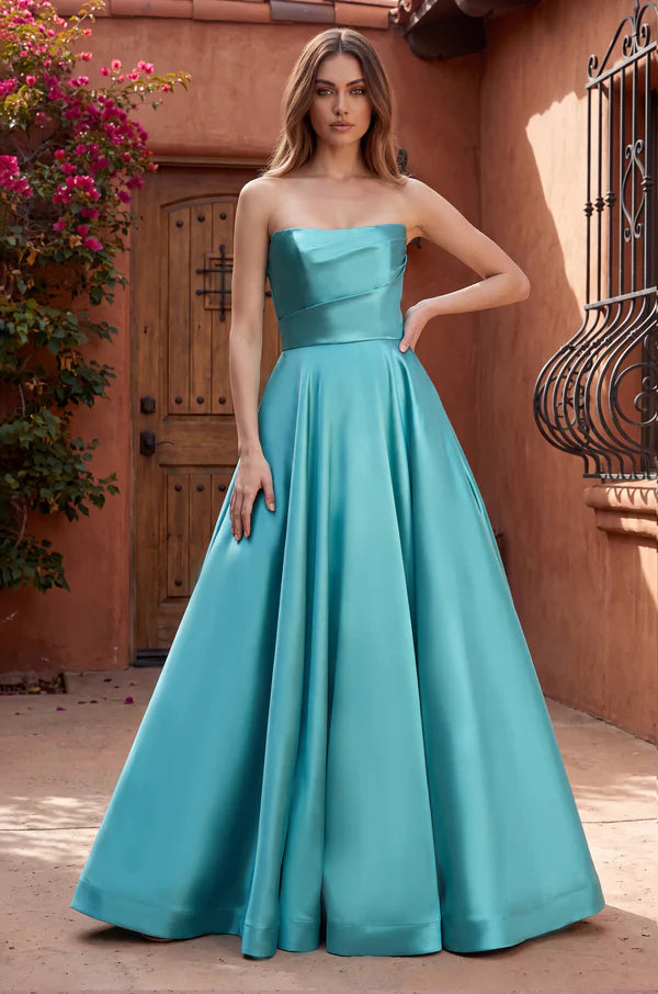 Long Corset Formal Pleated Prom Ball Gown Wholesale