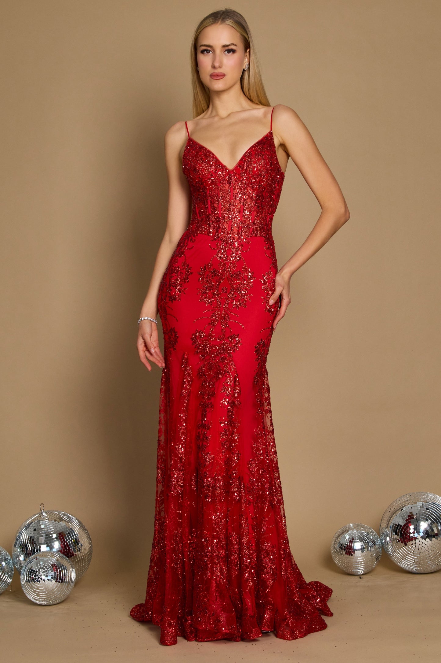 Fitted Corset Long Formal Prom Dress Wholesale