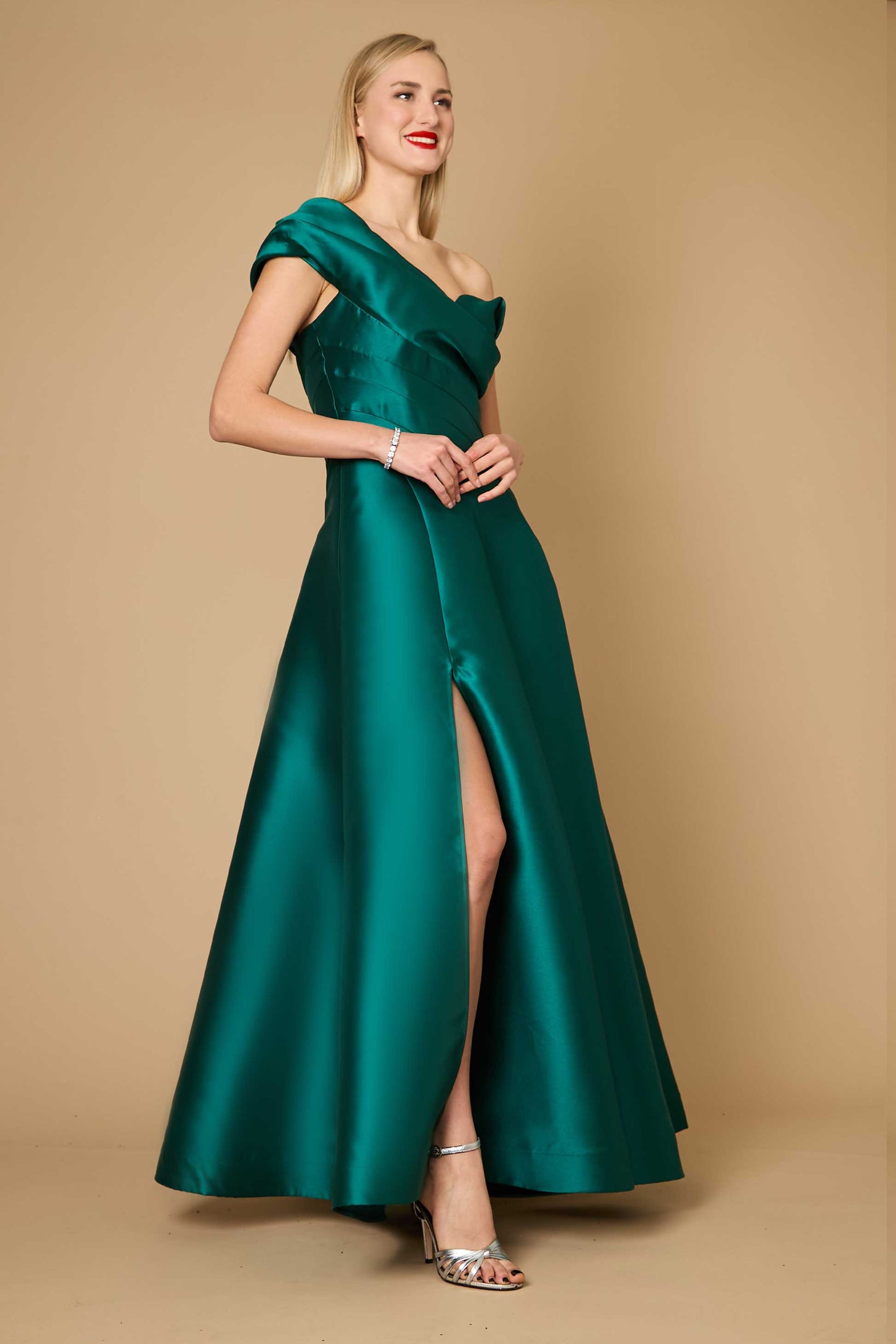 One Shoulder Long Formal Ball Gown Dress Wholesale