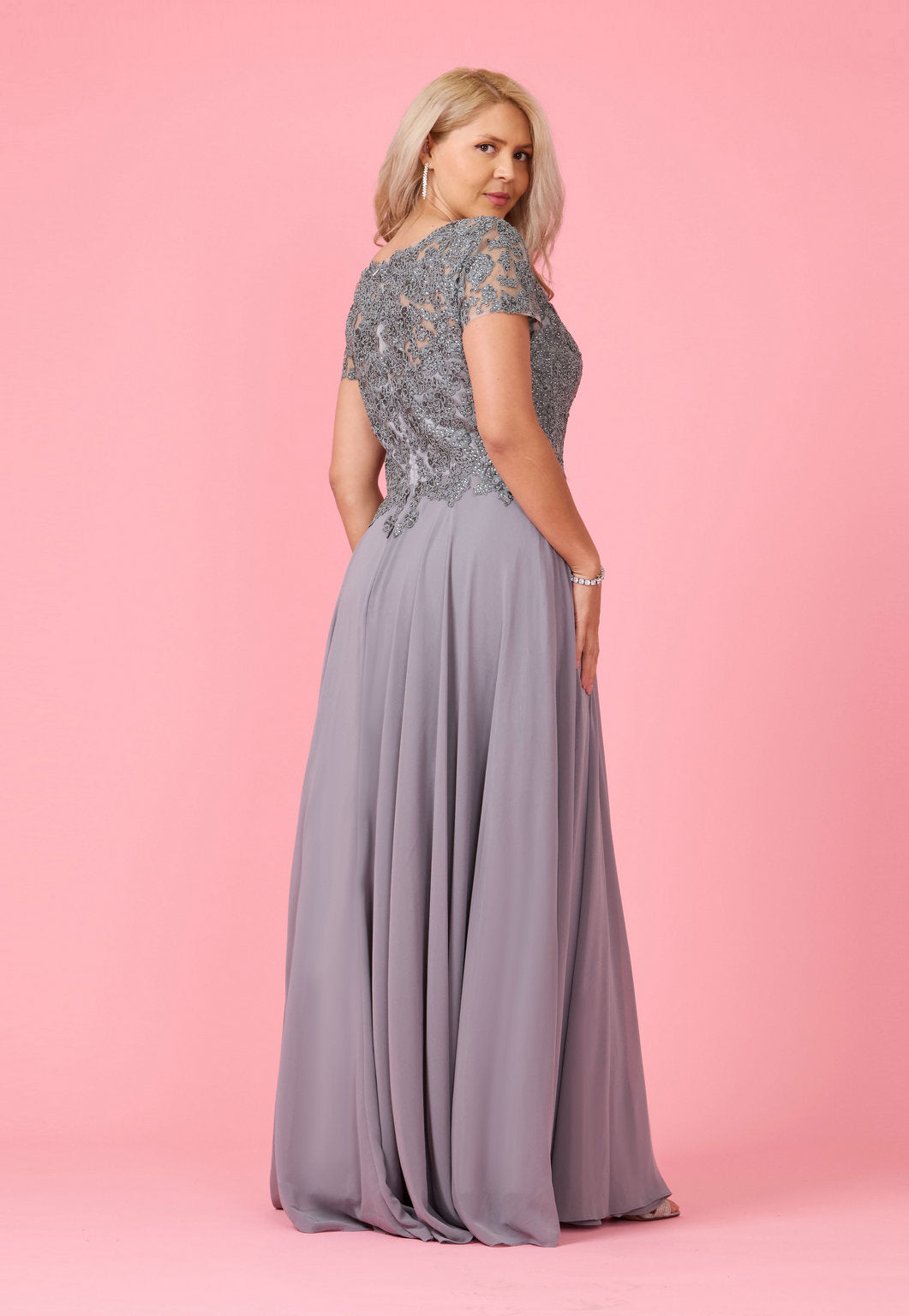 Short Sleeve Mother Of The Bride Evening Dress Wholesale