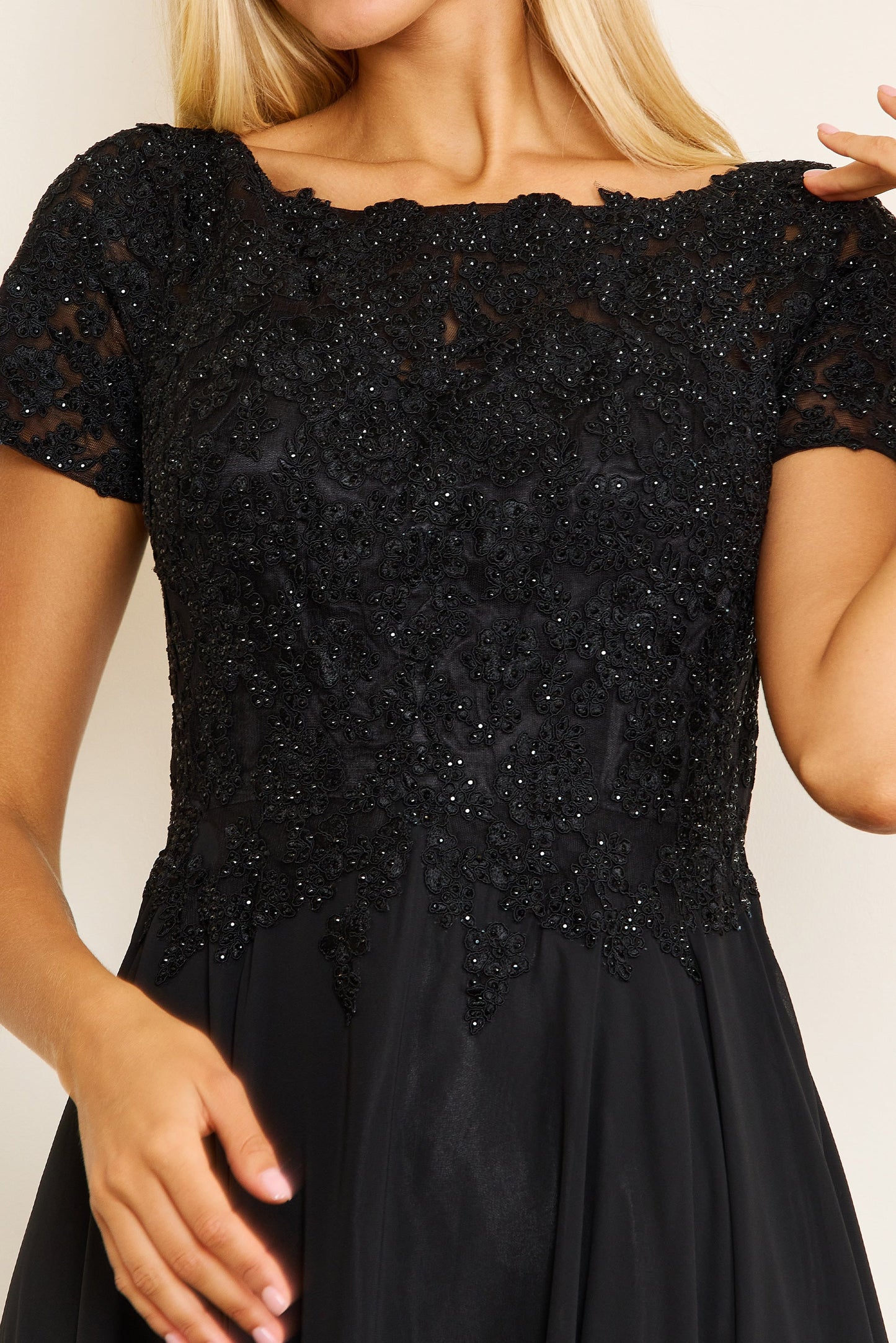 Short Sleeve Mother Of The Bride Evening Dress Wholesale