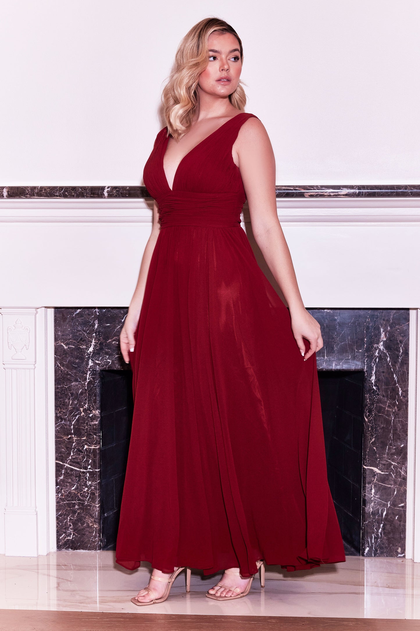 Long Formal Chiffon Evening Dress Wholesale