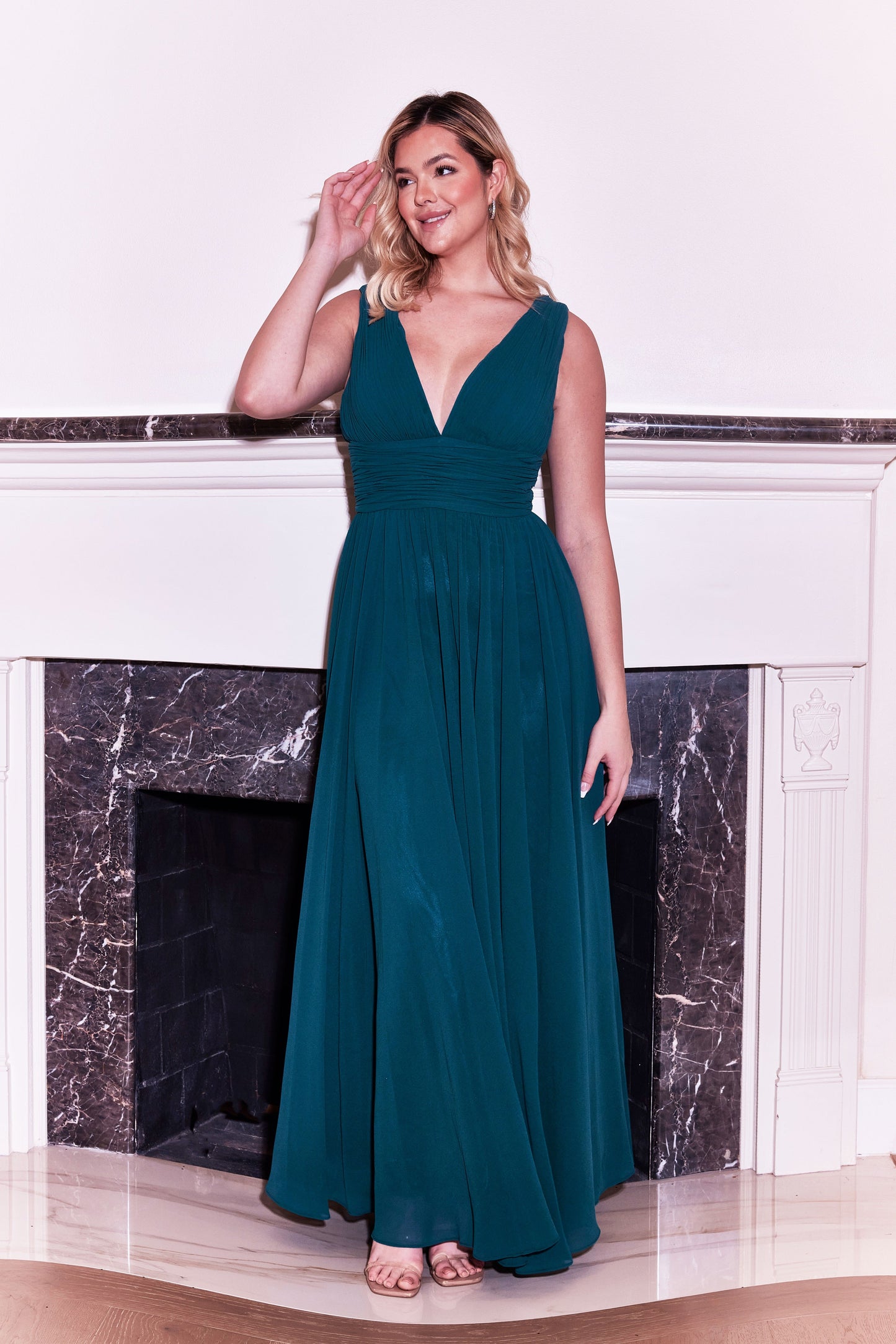 Long Formal Chiffon Evening Dress Wholesale