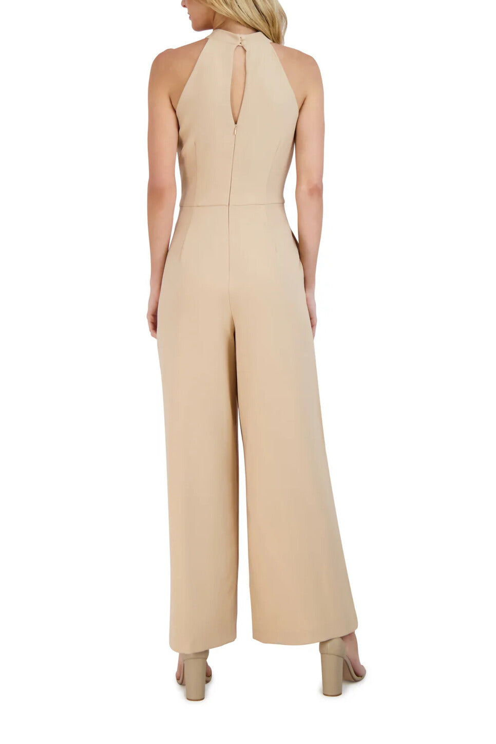 Jumpsuit Long Formal Prom Jumpsuit Wholesale Latte