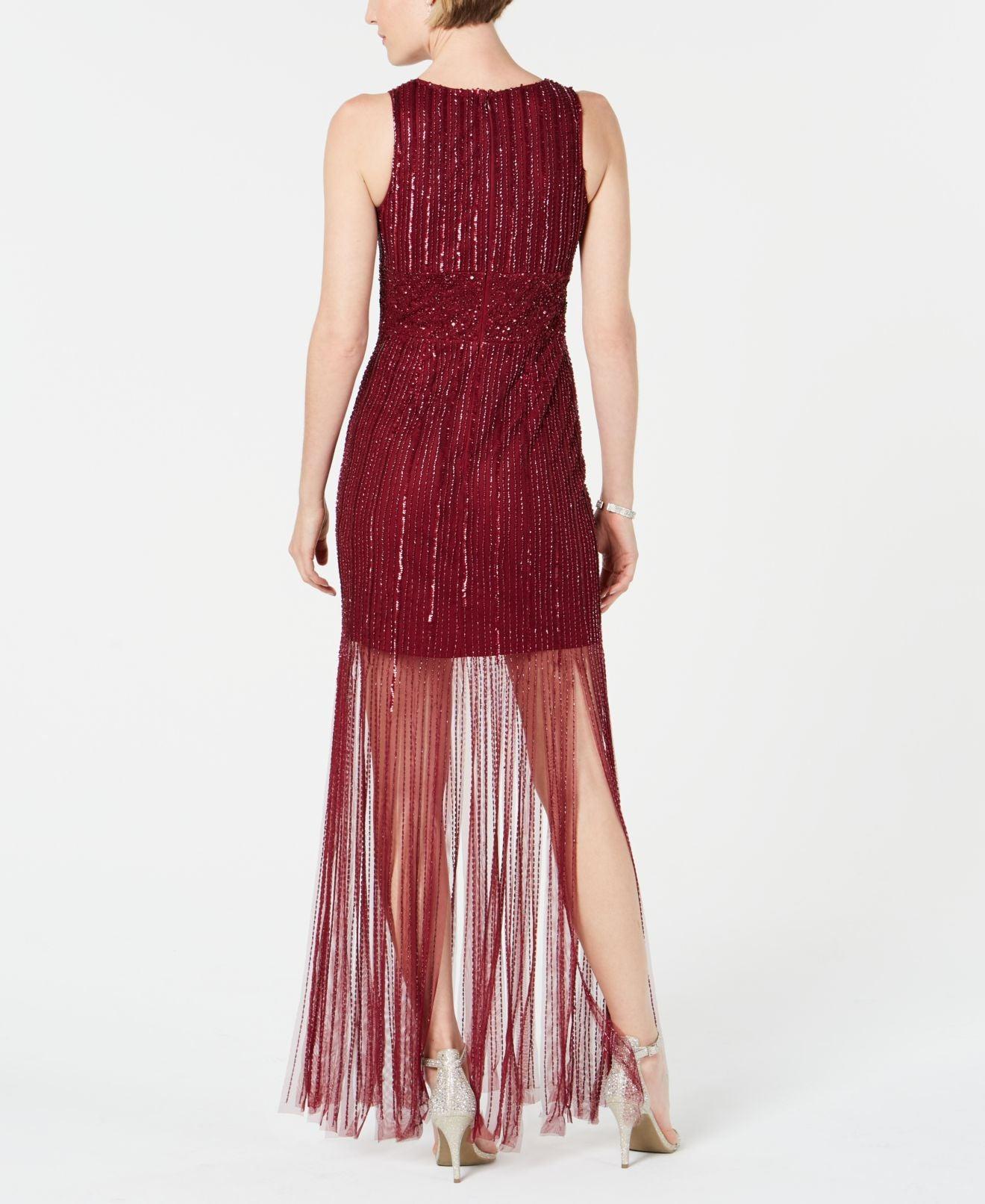 Adrianna Papell Long Beaded Formal Dress AP1E205861 - The Dress Outlet