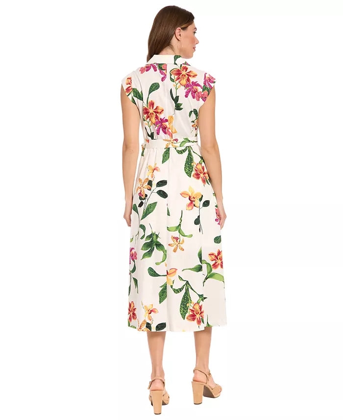 London Times Ruffled Maxi Dress T10304M Wholesale