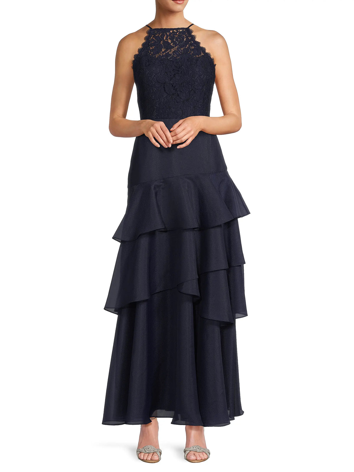 Aidan Mattox MD1E209518 Halter Long Formal Dress Wholesale