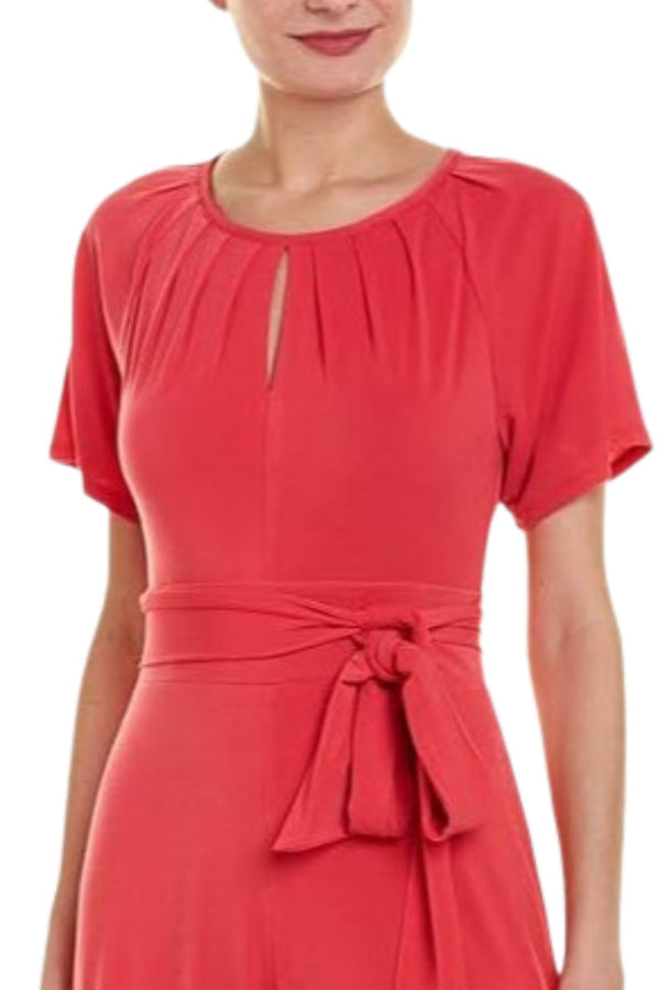 Jumpsuit Long Formal Keyhole Jumpsuit Peony