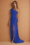 Sculpted Shoulder Formal Evening Dress Wholesale