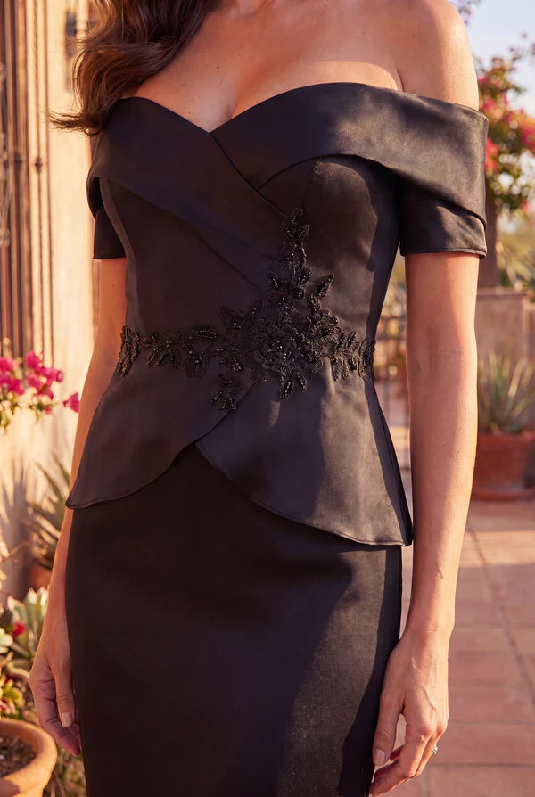 Off Shoulder Sleeve Mother Of The Bride Dress Wholesale