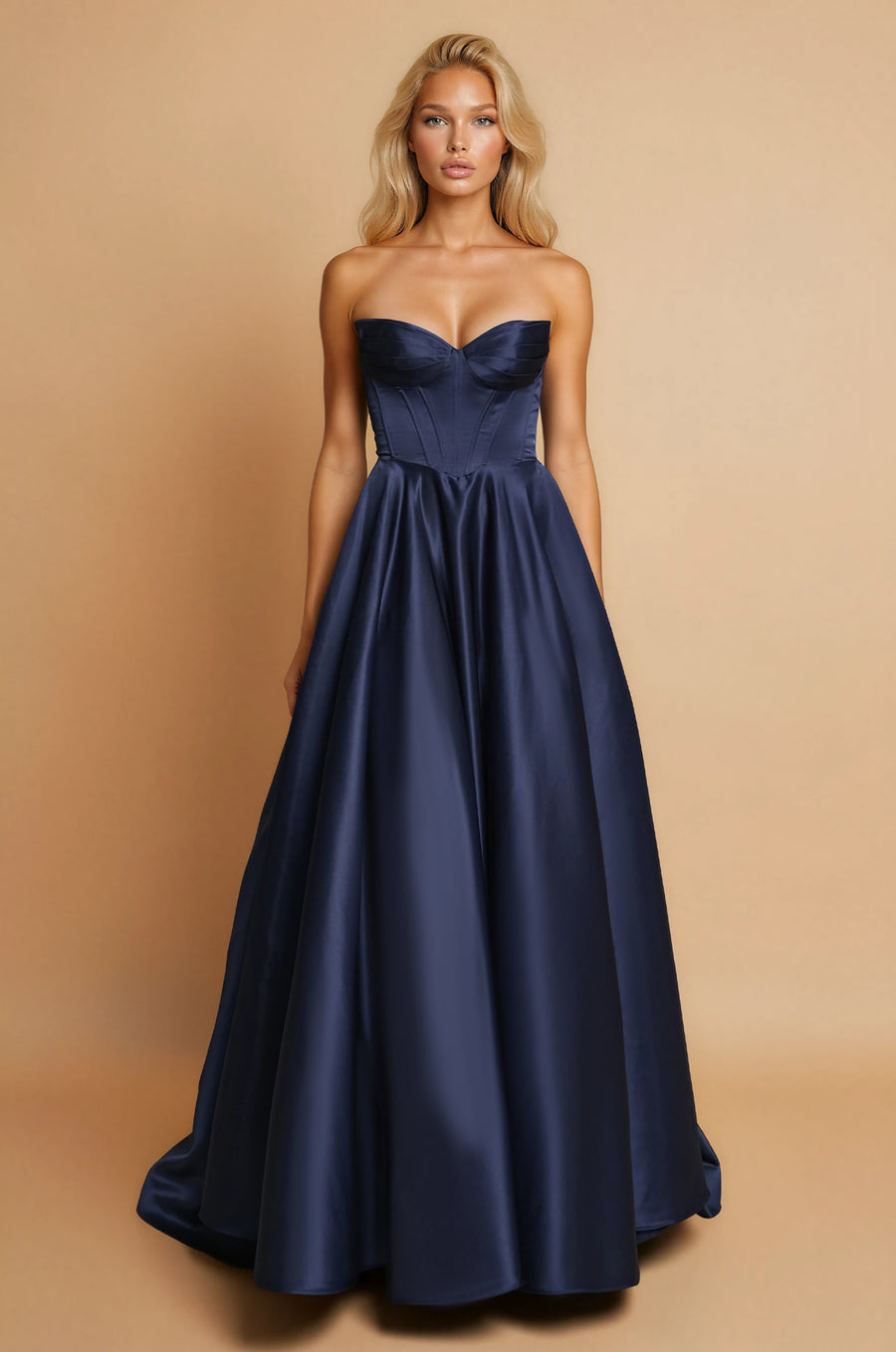 Long Corset Prom Formal Ball Gown Wholesale