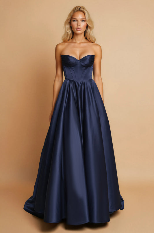 Long Corset Prom Formal Ball Gown Wholesale