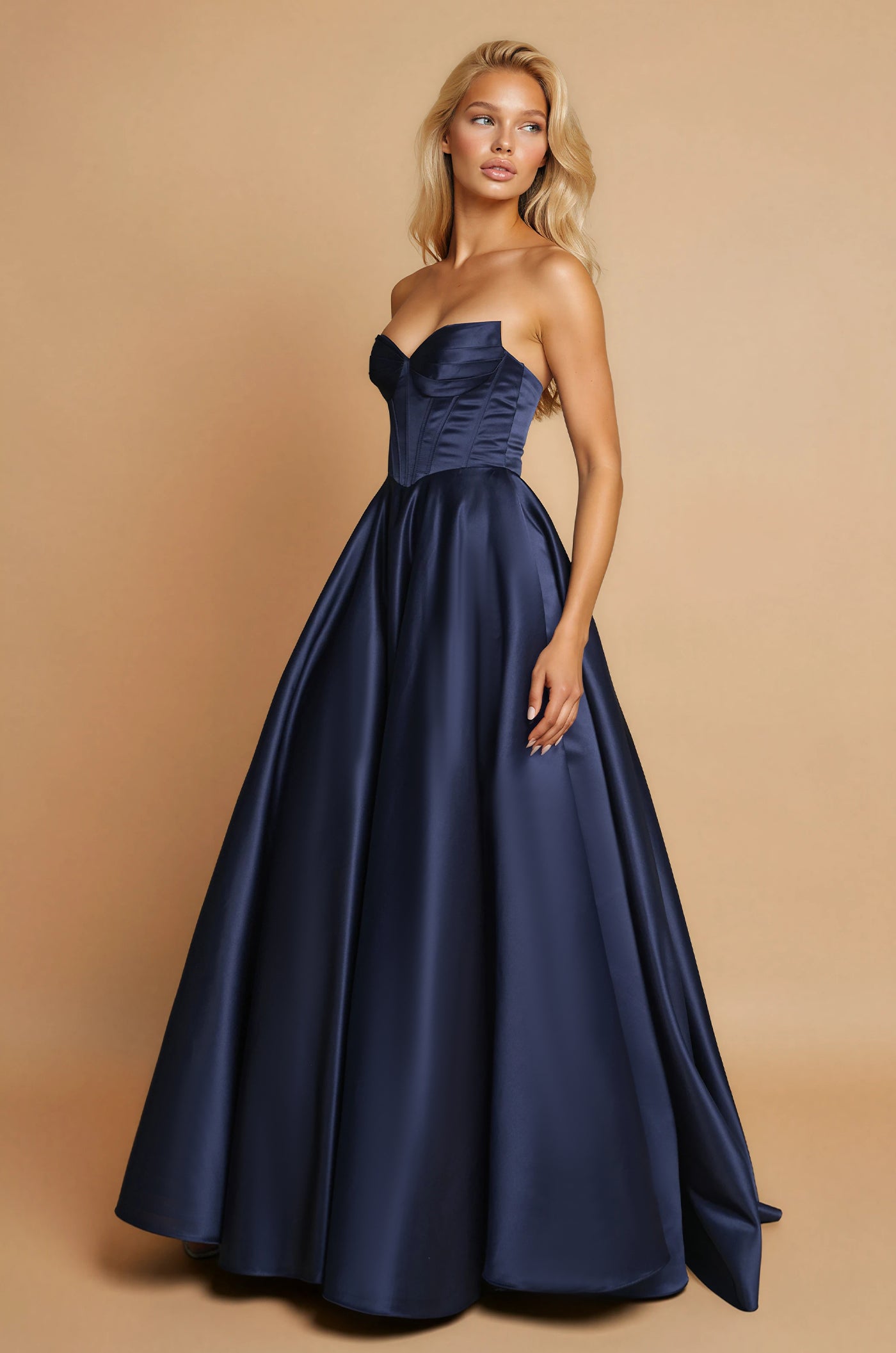 Long Corset Prom Formal Ball Gown Wholesale