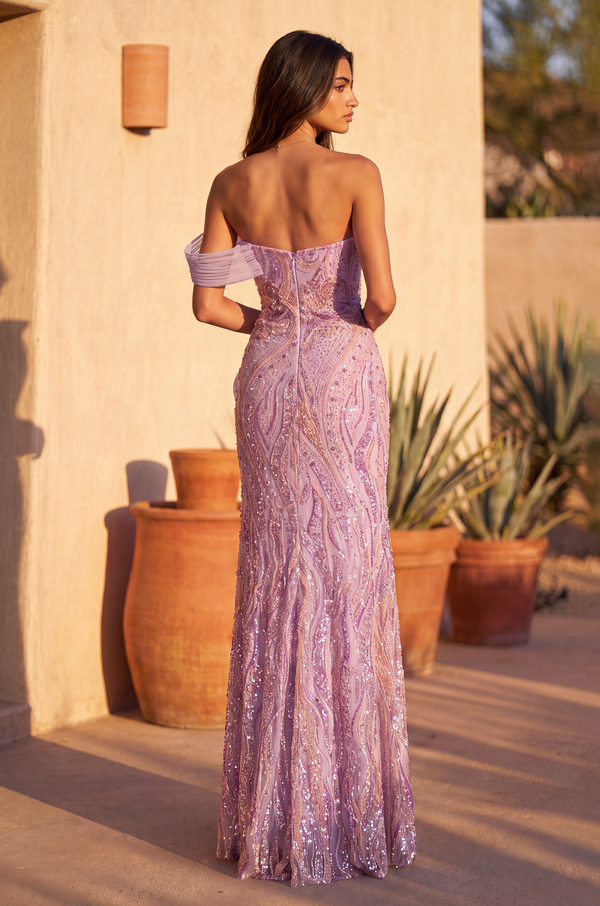 Beaded Architectural Sculptural Couture Dress Wholesale