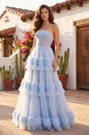 Long Layered Formal Dress Prom Ball Gown Wholesale