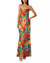 Yara Printed Satin Gown Liv Foster ML1E209313 Wholesale