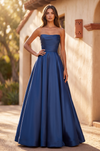 Long Corset Formal Pleated Prom Ball Gown Wholesale