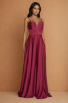Formal Dresses Long Formal Evening Party A Line Dress Burgundy