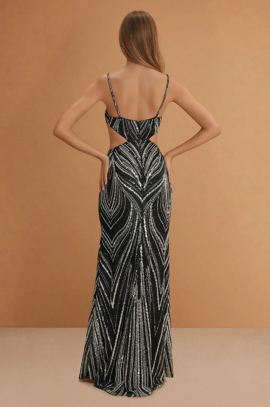 Prom Dresses Black Fully Beaded Sexy Prom Dress Black