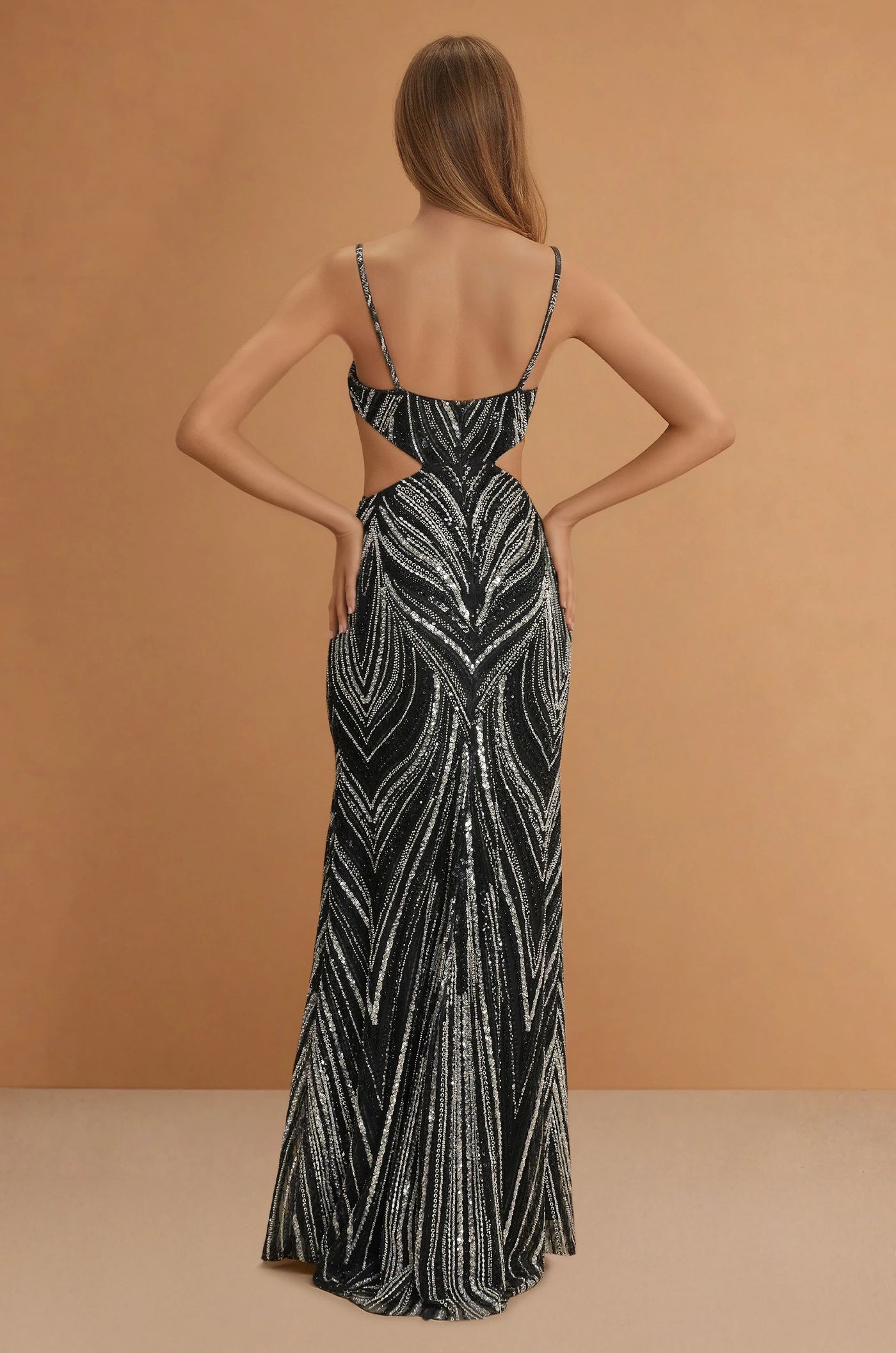 Prom Dresses Black Fully Beaded Sexy Prom Dress Black