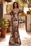 Long Off Shoulder Formal Couture Evening Dress Wholesale