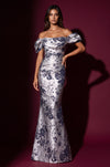 Long Off Shoulder Formal Couture Evening Dress Wholesale