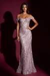 Off The Shoulder Sequin Evening Formal Dress Wholesale