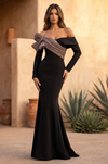 Off-The-Shoulder Bow Mermaid Gown Wholesale