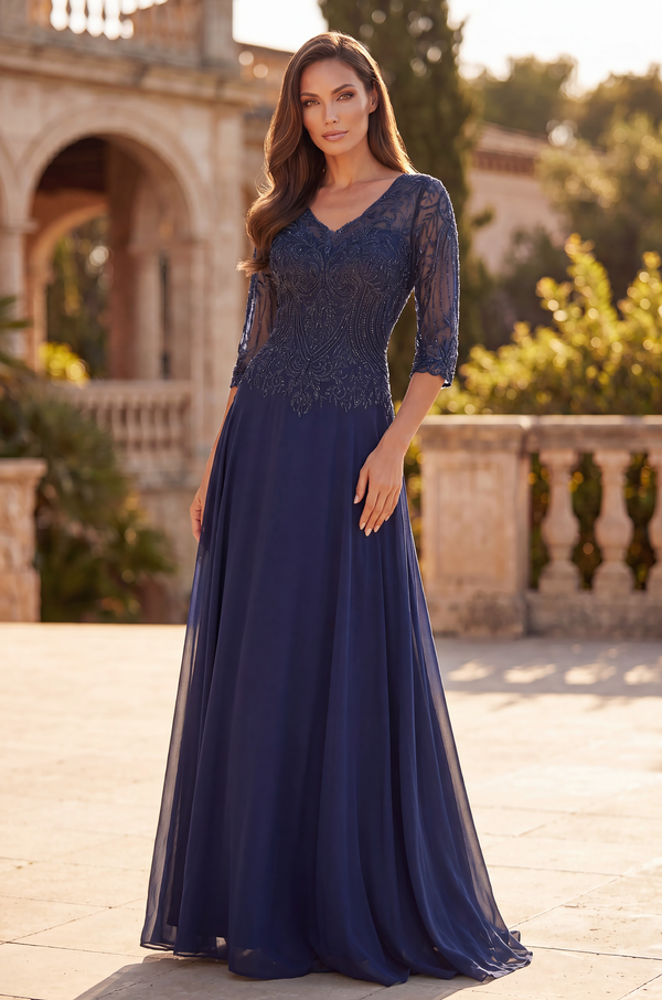 Long Sleeve Formal Dress Evening Gown Wholesale