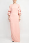 Formal Dresses Long Slit Bodycon Formal Dress  BLUSH