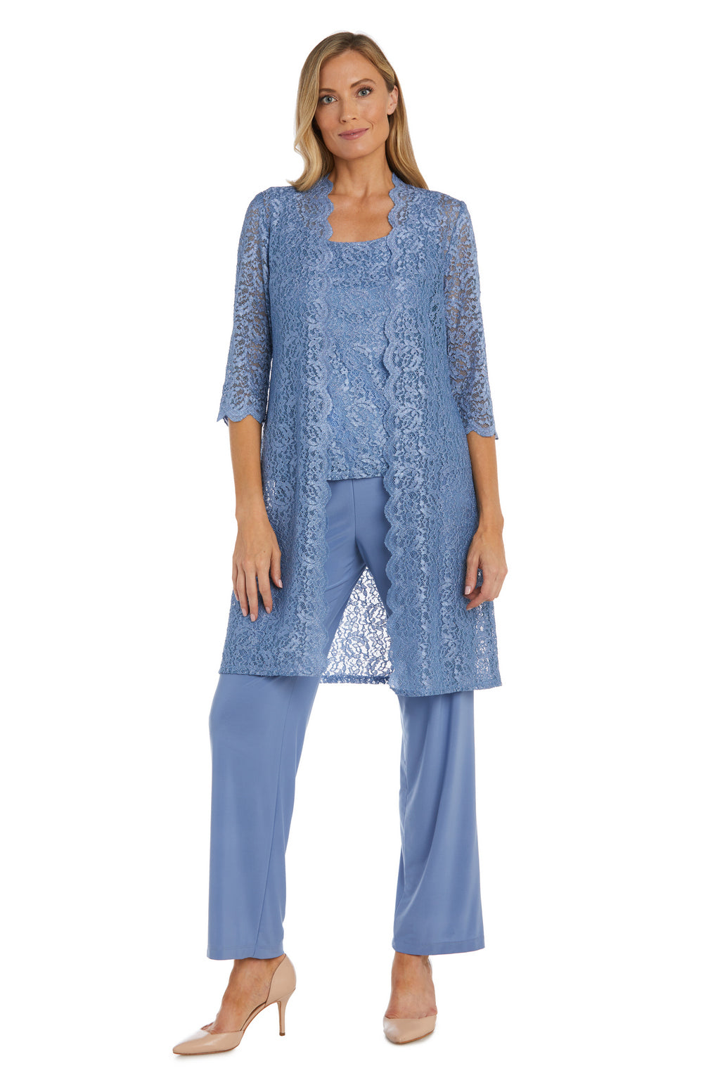R&M Richards RM1993 Mother of the Bride Long Jacket Pant Suit Wholesale