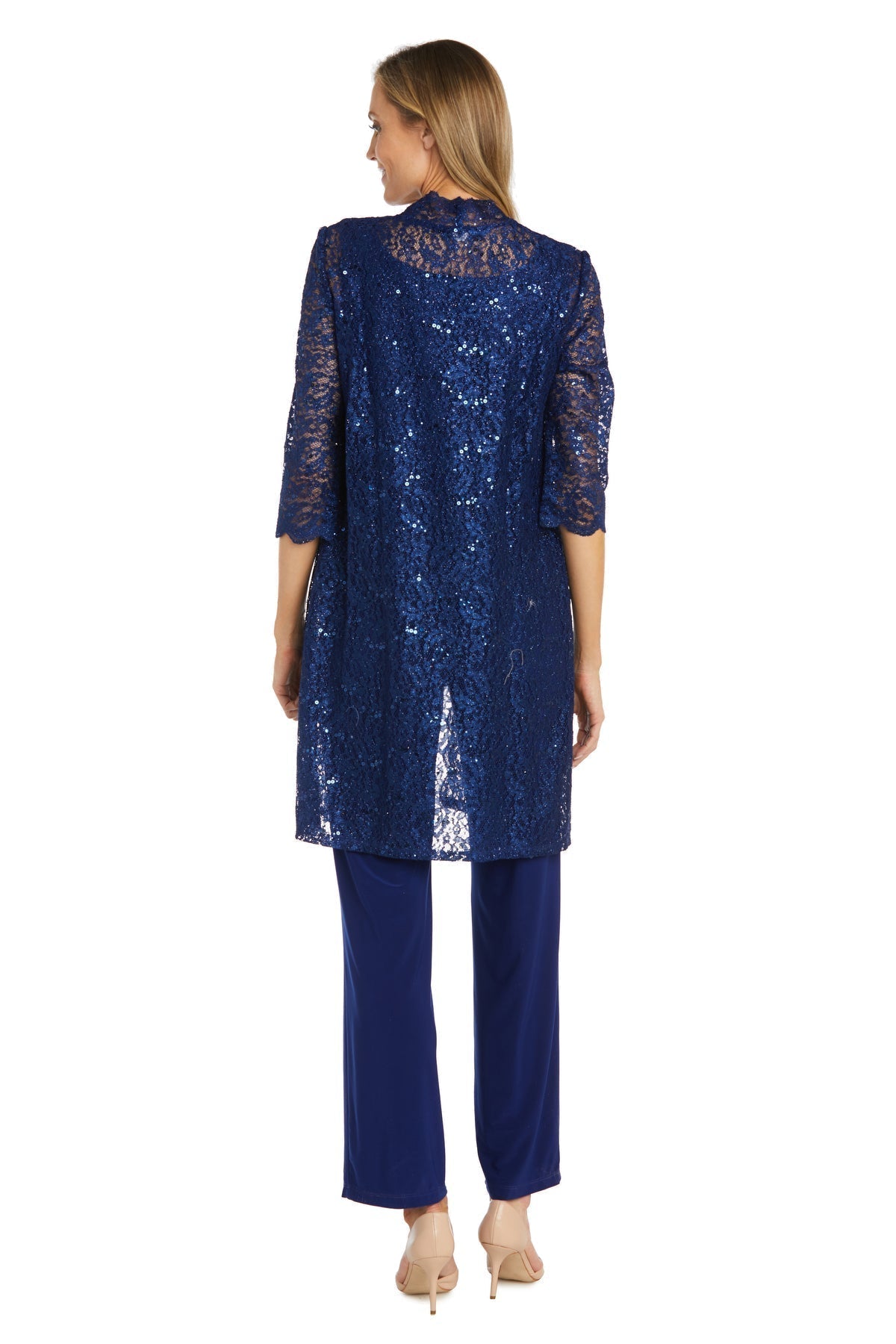 R&M Richards RM1993 Mother of the Bride Long Jacket Pant Suit Wholesale