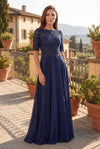 Short Sleeve Lace Mother Of The Bride Dress Wholesale