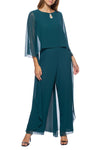 Jumpsuit Formal Long Mother of the Bride Jumpsuit Wholesale Dark Green
