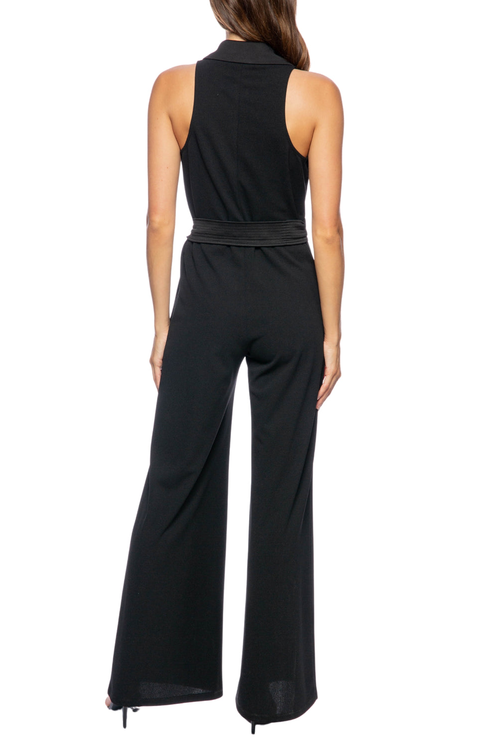 JumpsuitLong Formal Collar Jumpsuit Wholesale Black
