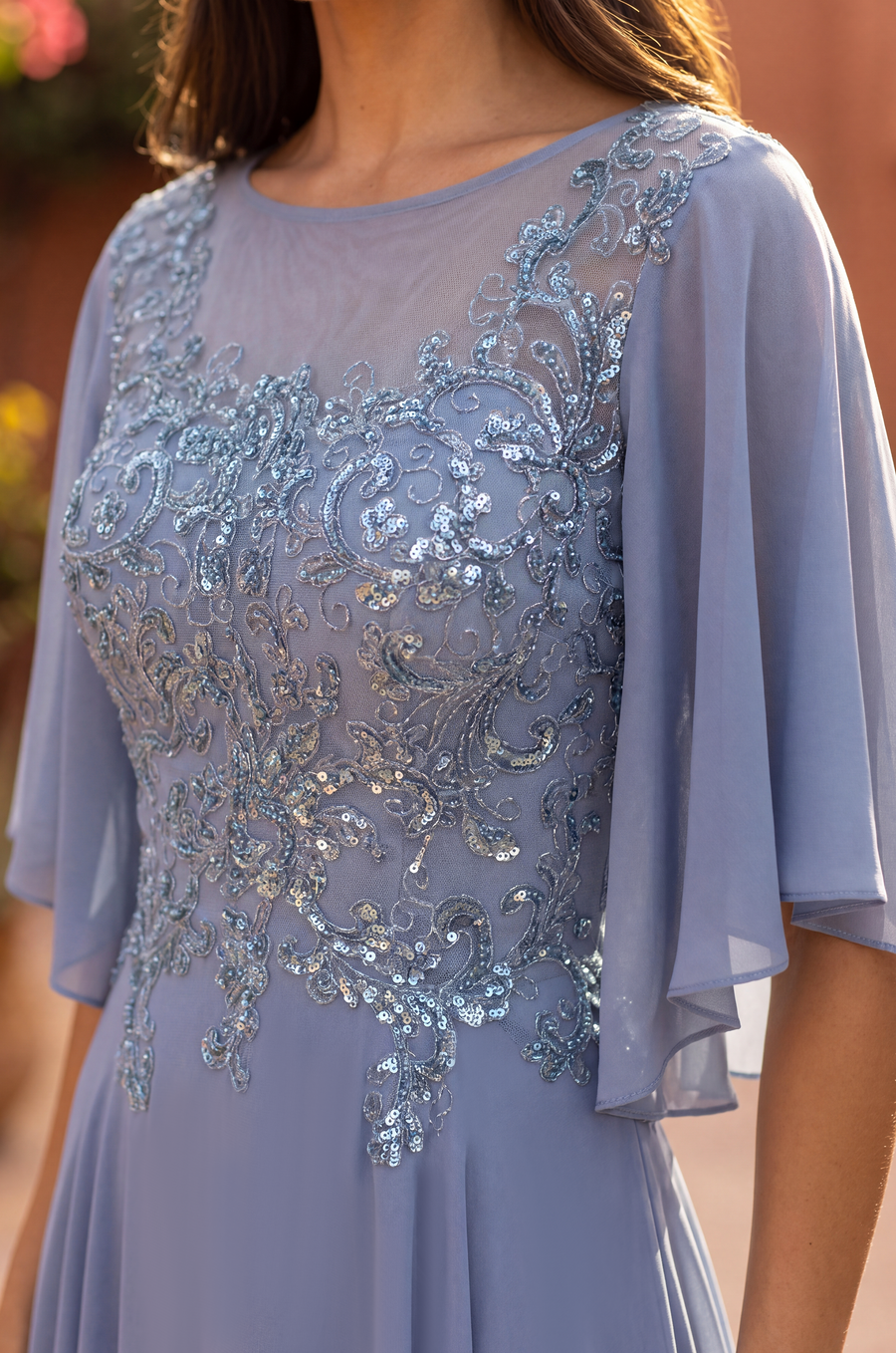 Short Sleeve Mother of the Bride Dress Wholesale