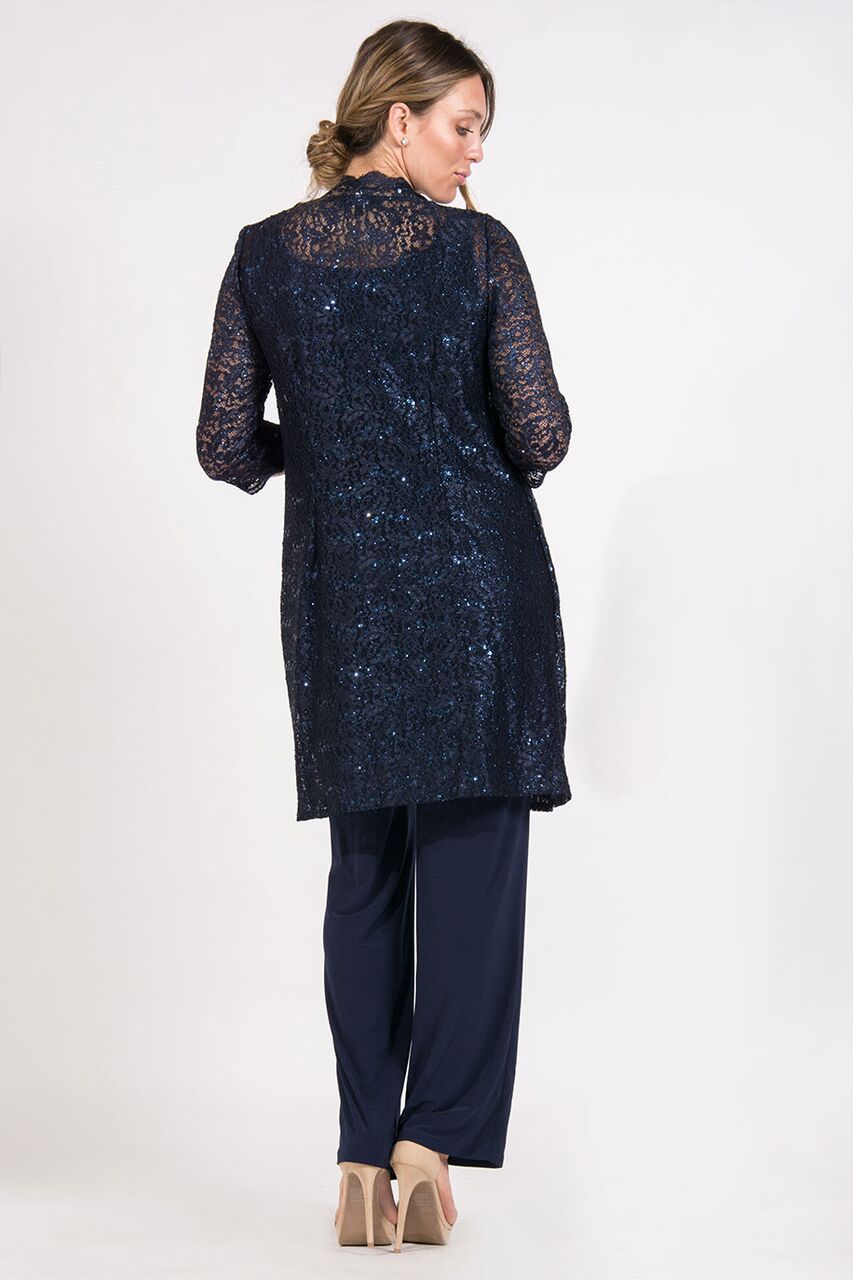R&M Richards RM1993 Mother of the Bride Long Jacket Pant Suit Wholesale