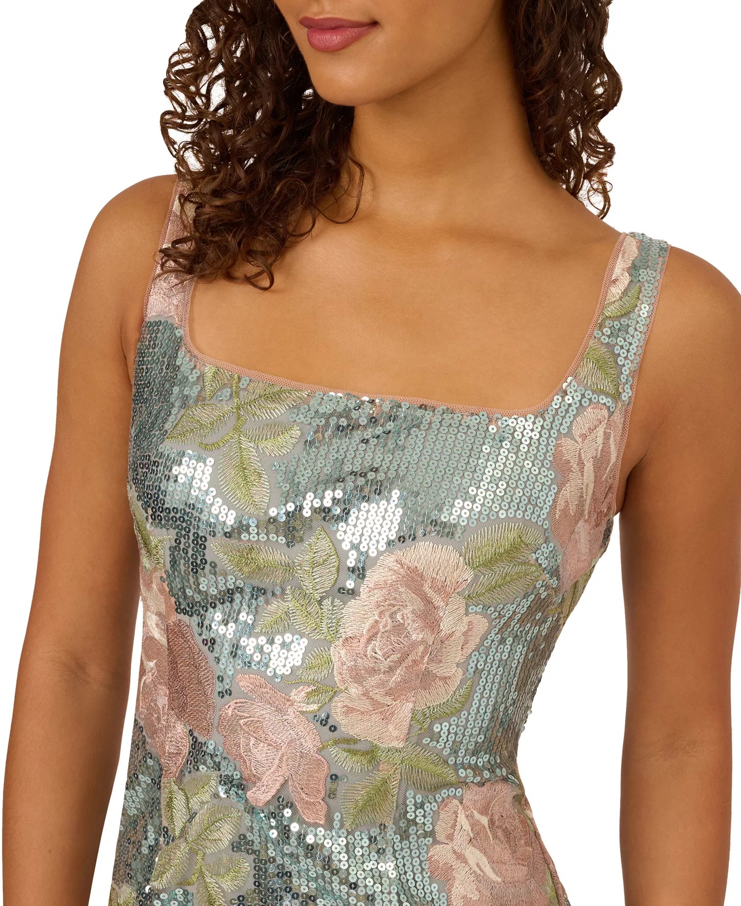 Adrianna Papell AP1E211823 Sequin Bodycon Short Cocktail Dress