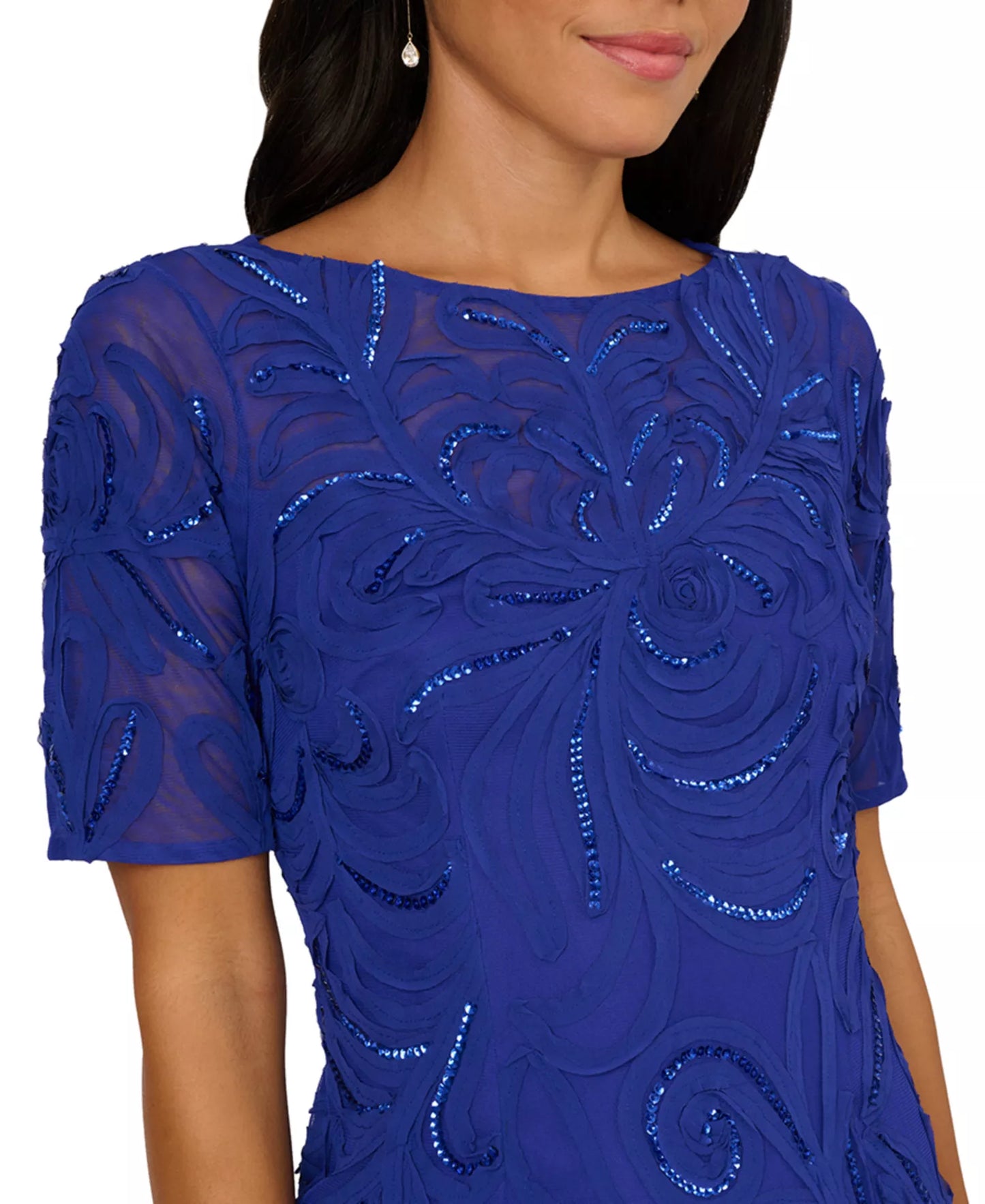 Soutache Column Dress Adrianna Papell AP1E212538 Wholesale