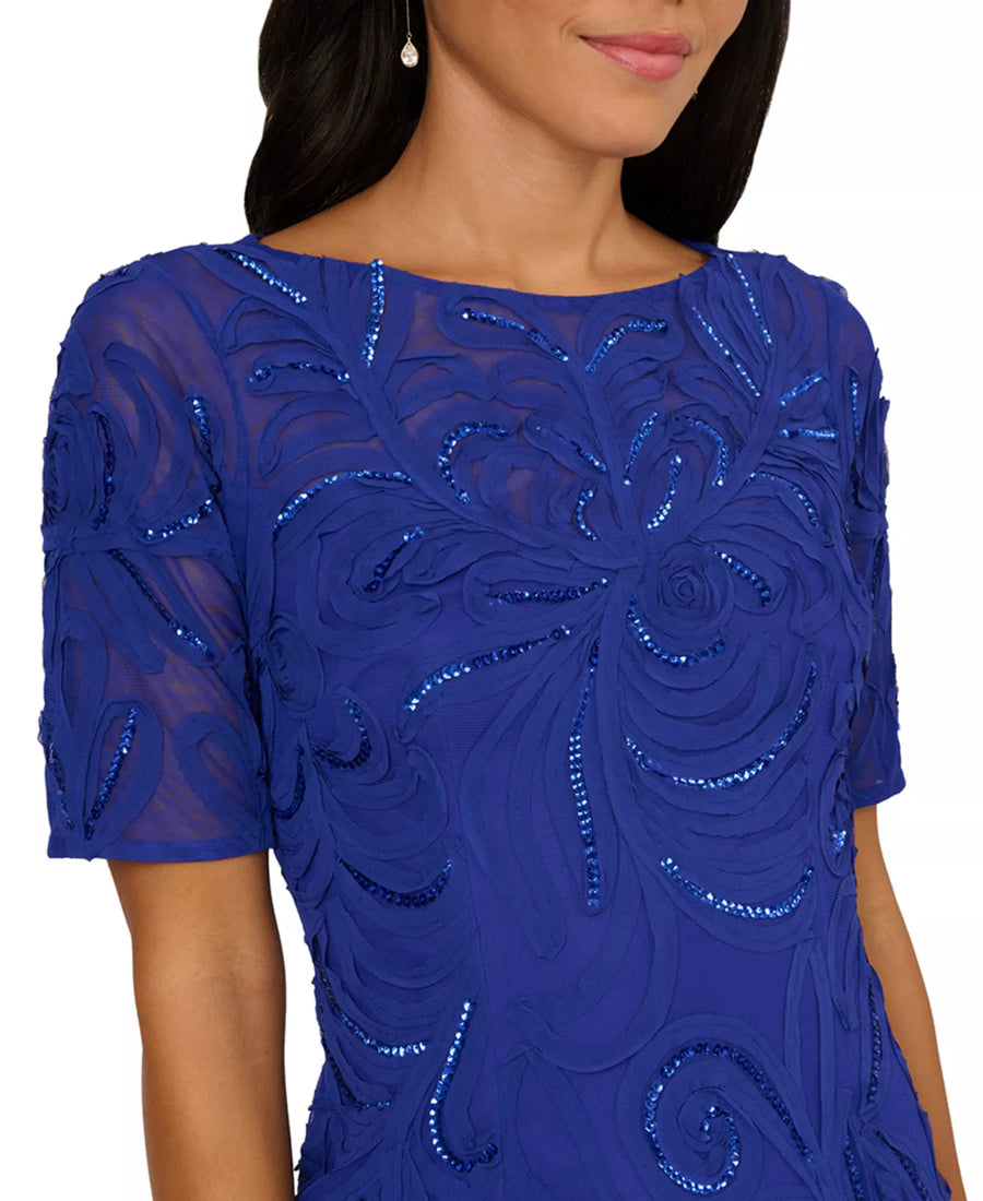 Soutache Column Dress Adrianna Papell AP1E212538 Wholesale