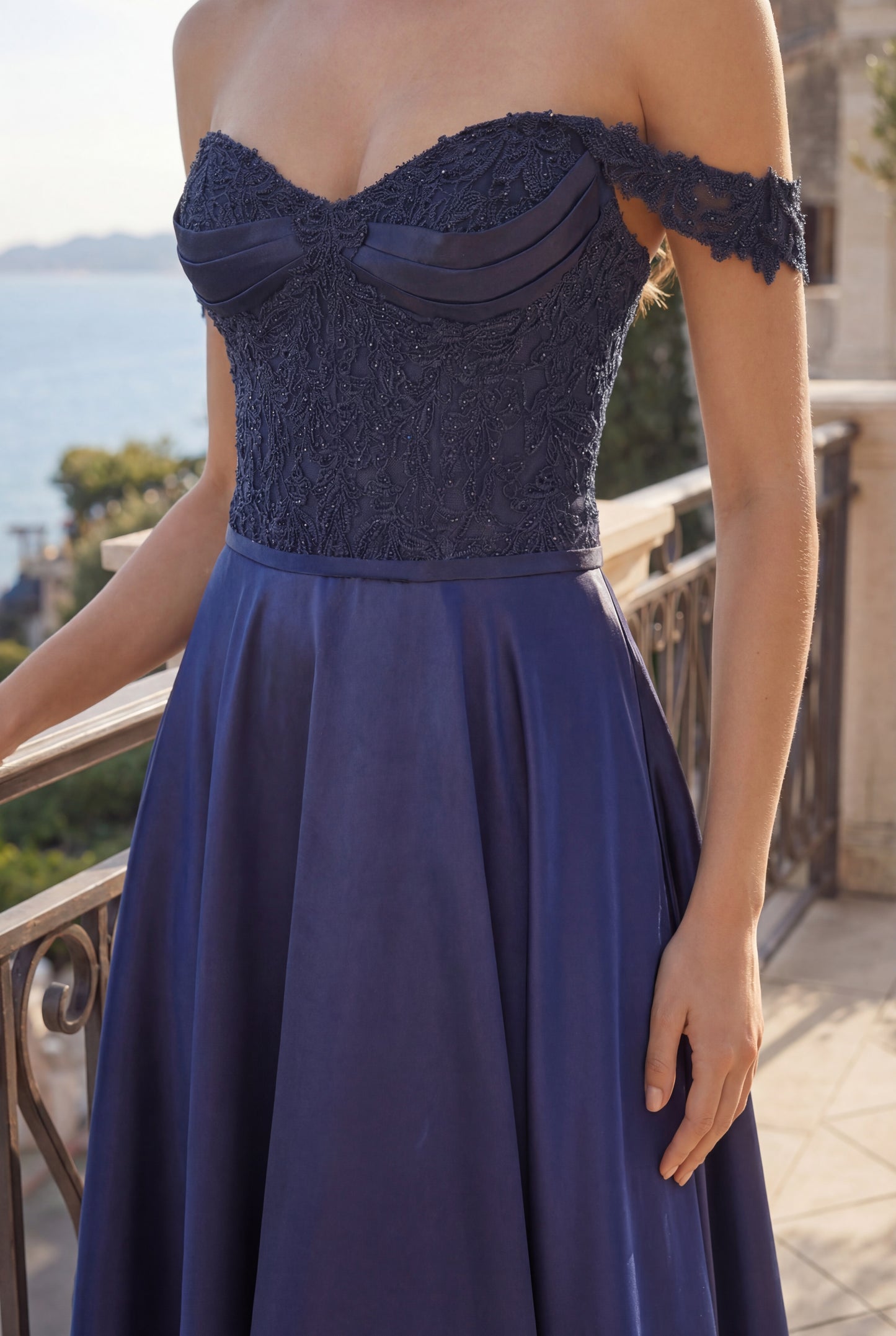 Corset Off Shoulder Formal Evening Gown Wholesale
