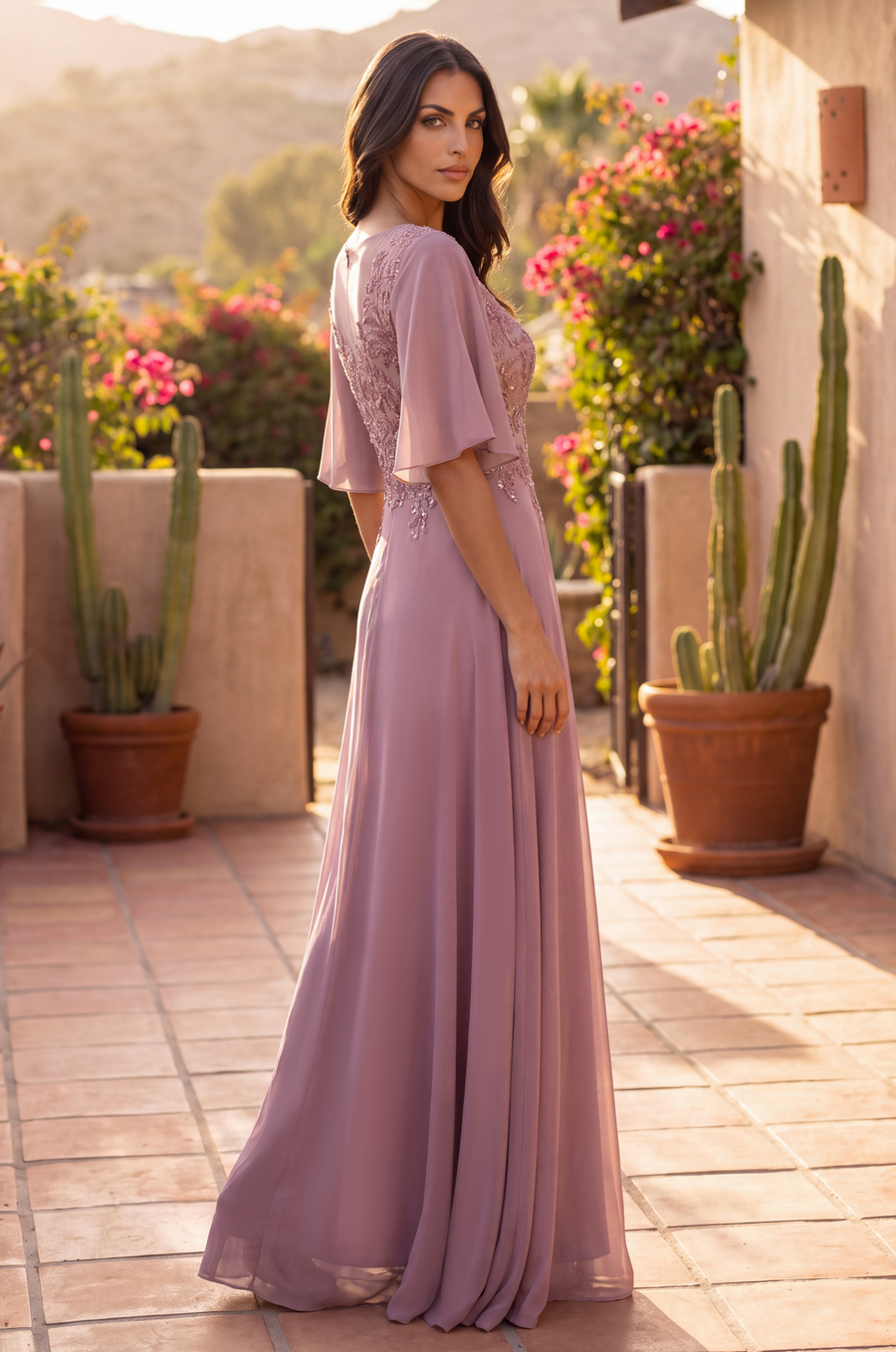 Short Sleeve Mother of the Bride Dress Wholesale