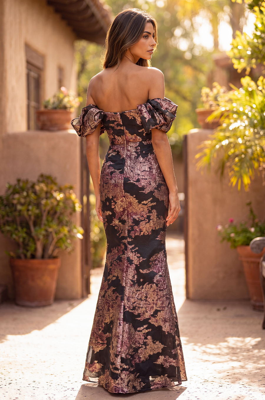 Long Off Shoulder Formal Couture Evening Dress Wholesale