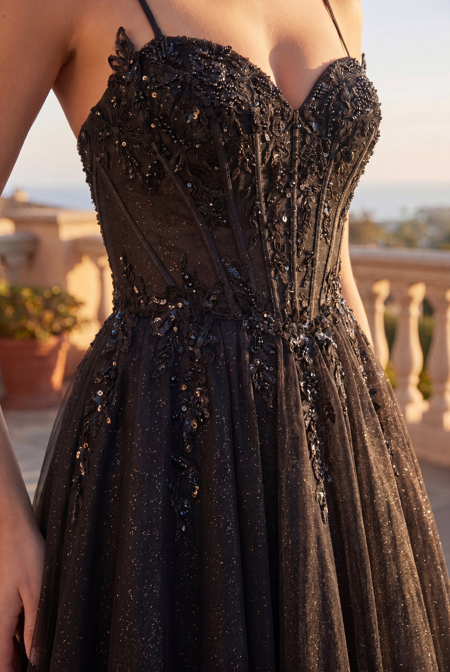 Long Corset Formal Prom Ball Gown Wholesale