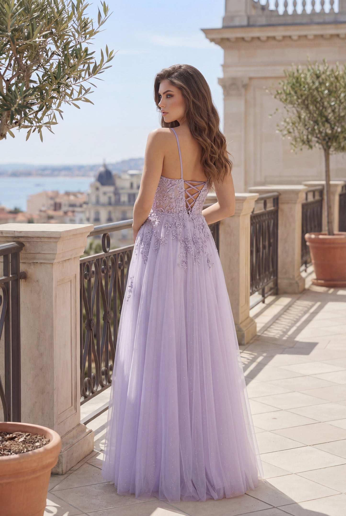 Long Lace Formal Prom Ball Gown Wholesale