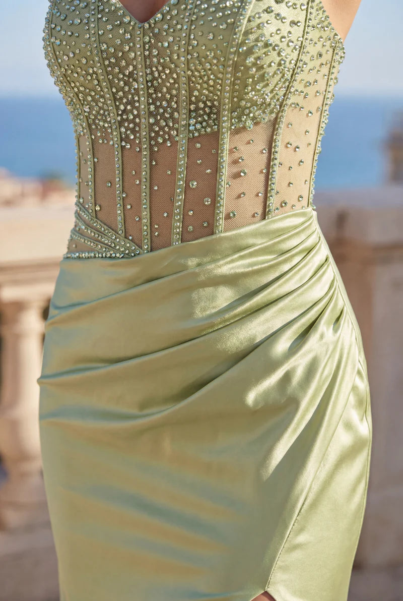Long Corset Sexy Prom Dress Wholesale