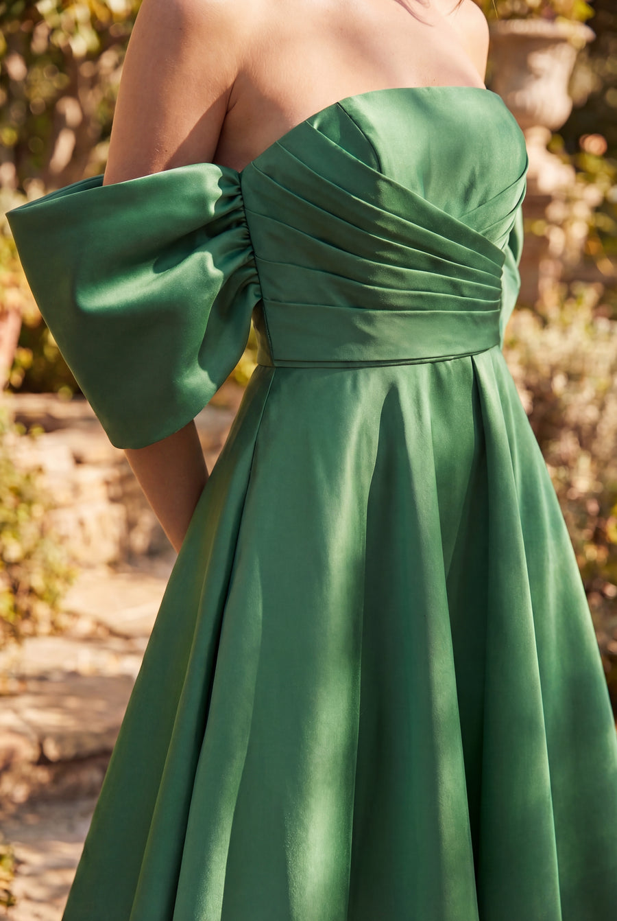 Long Formal Gown Off Shoulder Sleeves Wholesale