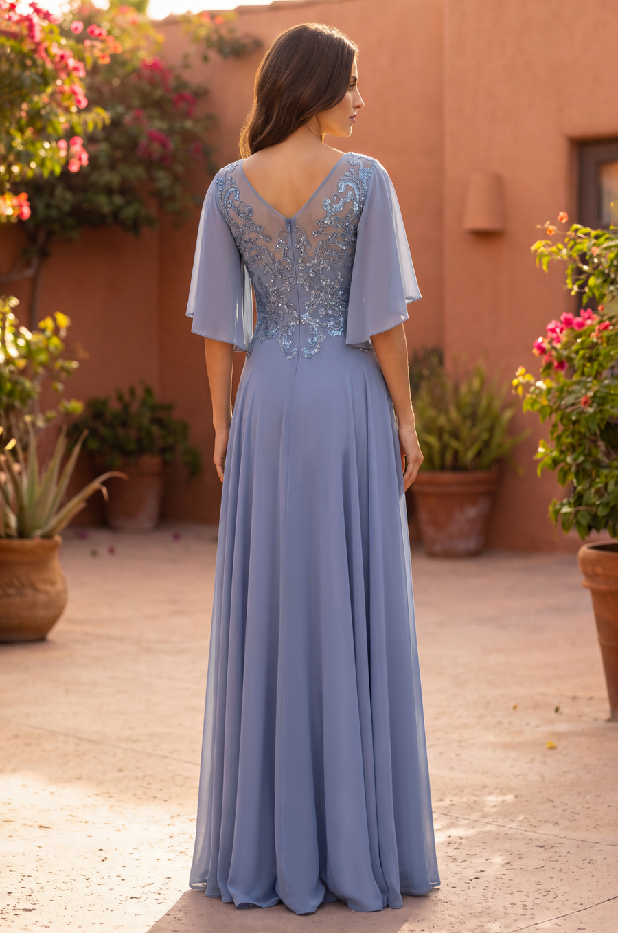 Short Sleeve Mother of the Bride Dress Wholesale