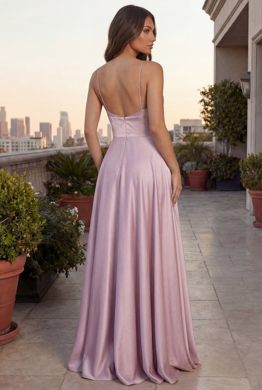 Long Formal Evening Party A Line Dress Wholesale